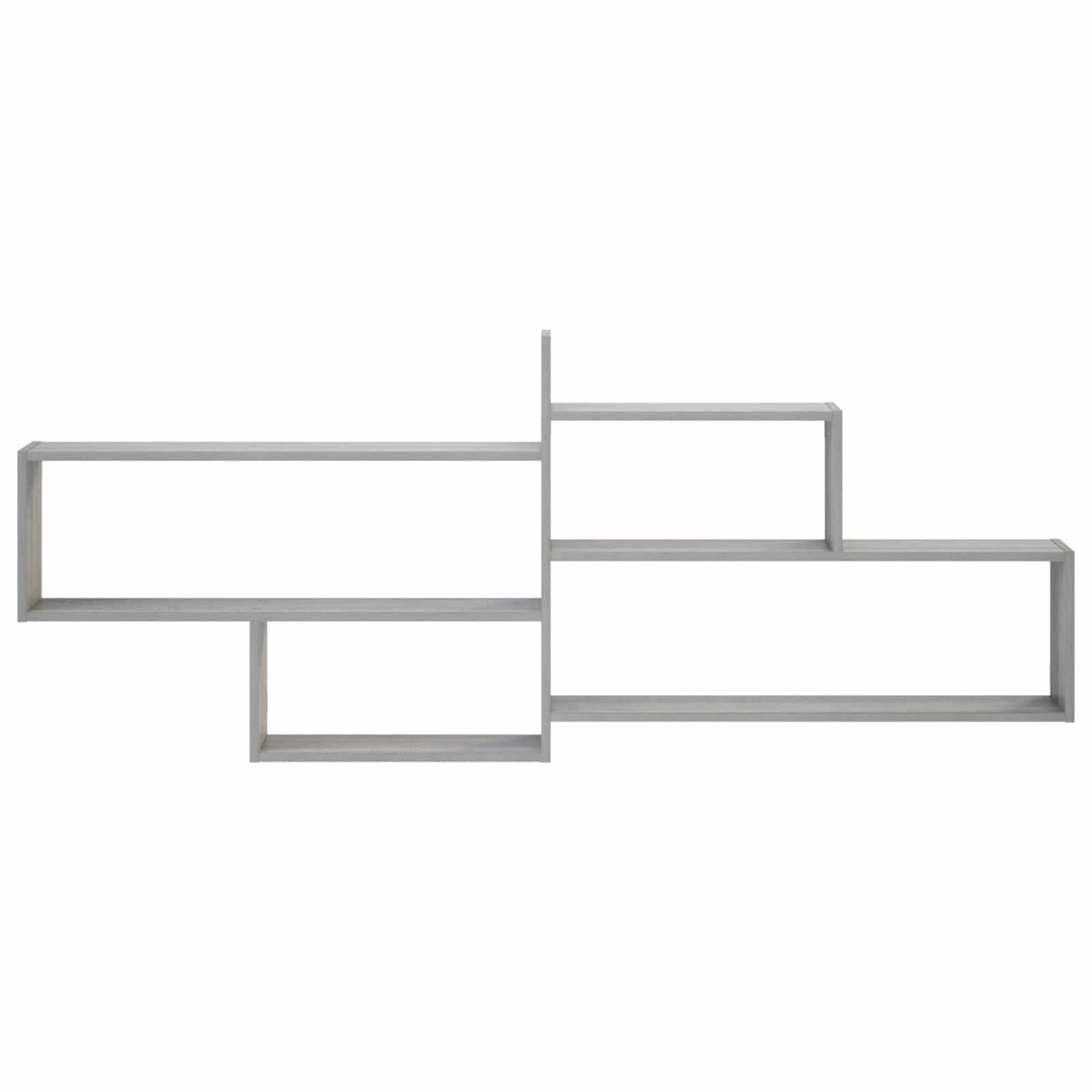 Wall Shelf Grey Sonoma 168.5 x 17 x 68 cm Engineered Wood