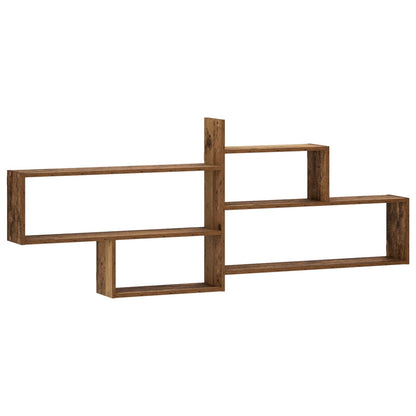 Wall Shelf Old Wood 168.5 x 17 x 68 cm Engineered Wood