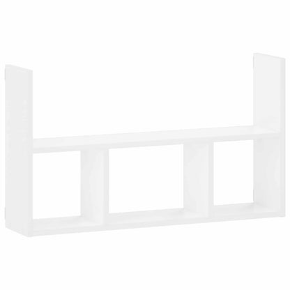 Wall Shelf White 78.5 x 17 x 45 cm Engineered Wood
