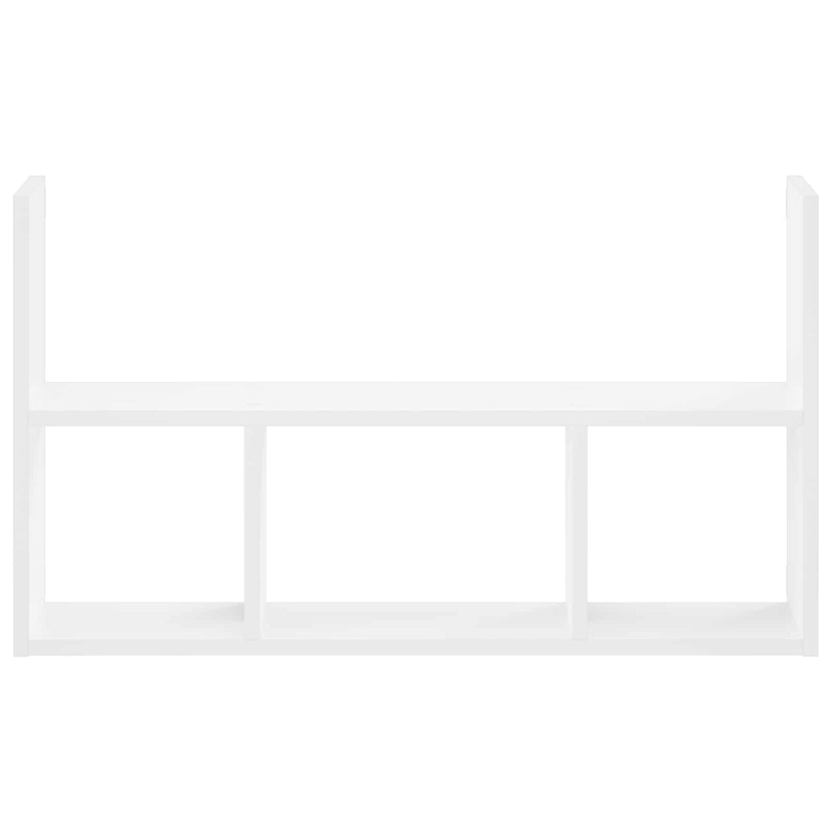 Wall Shelf White 78.5 x 17 x 45 cm Engineered Wood