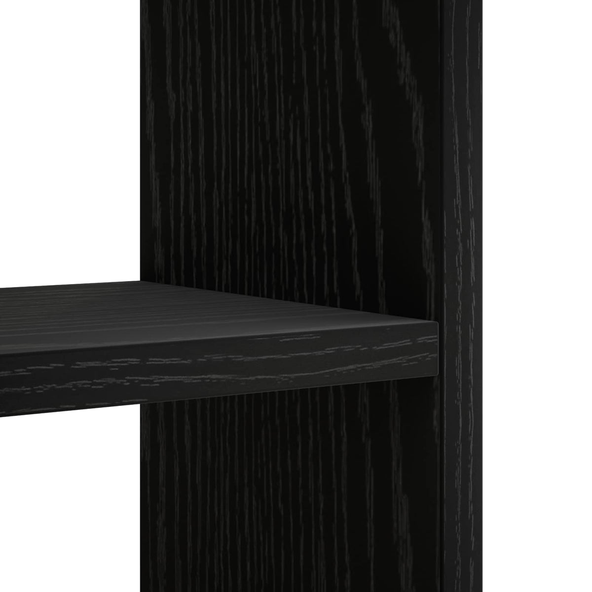 Wall Shelf Black Oak 78.5 x 17 x 45 cm Engineered Wood