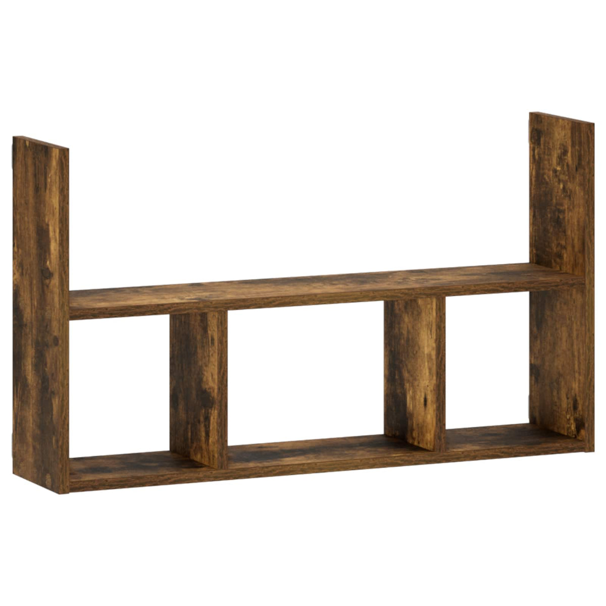 Wall Shelf Smoked Oak 78.5 x 17 x 45 cm Engineered Wood