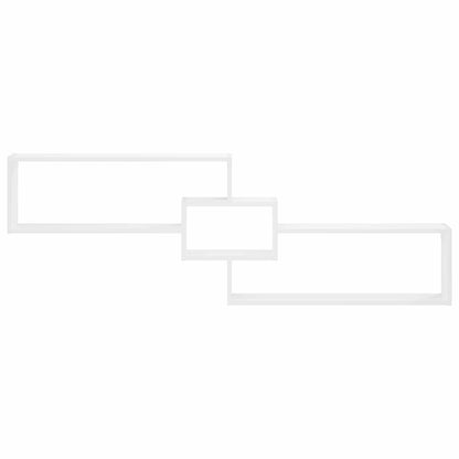 Wall Shelf White 158 x 17 x 53 cm Engineered Wood