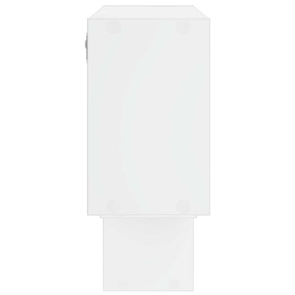 Wall Shelf White 158 x 17 x 53 cm Engineered Wood