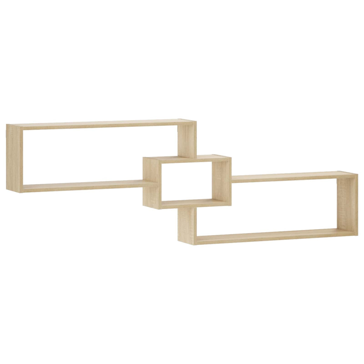 Wall Shelf Sonoma Oak 158 x 17 x 53 cm Engineered Wood