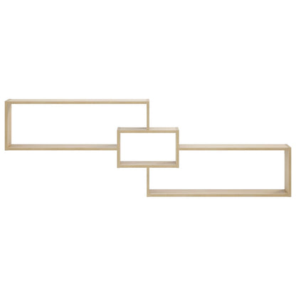 Wall Shelf Sonoma Oak 158 x 17 x 53 cm Engineered Wood