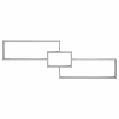 Wall Shelf Concrete Grey 158 x 17 x 53 cm Engineered Wood