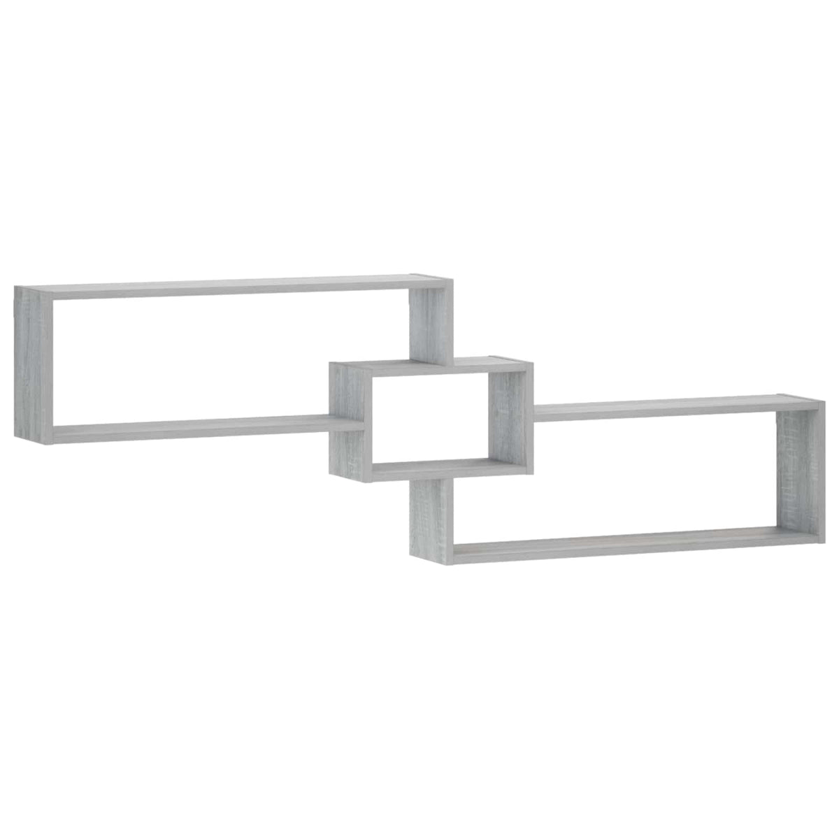 Wall Shelf Grey Sonoma 158 x 17 x 53 cm Engineered Wood