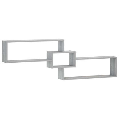 Wall Shelf Grey Sonoma 158 x 17 x 53 cm Engineered Wood