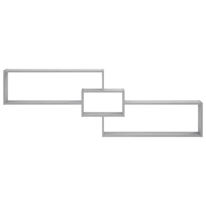 Wall Shelf Grey Sonoma 158 x 17 x 53 cm Engineered Wood