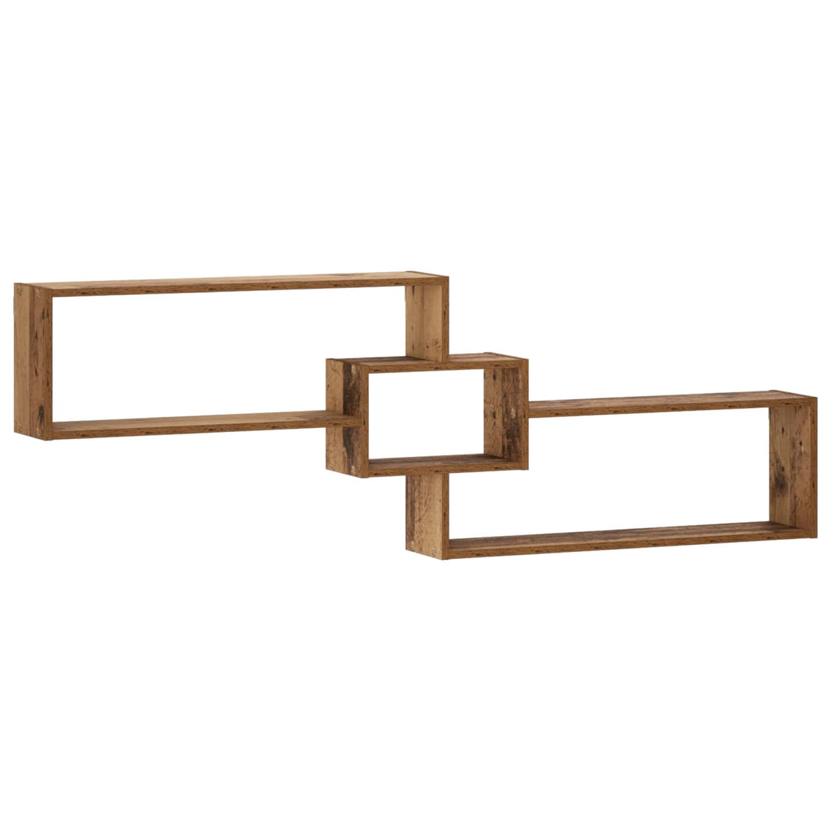 Wall Shelf Old Wood 158 x 17 x 53 cm Engineered Wood