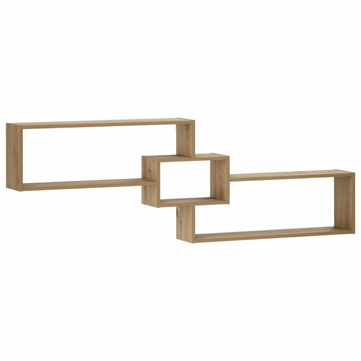 Wall Shelf Artisan Oak 158 x 17 x 53 cm Engineered Wood