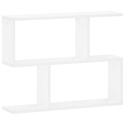 Wall Shelf White 72 x 17 x 55.5 cm Engineered Wood