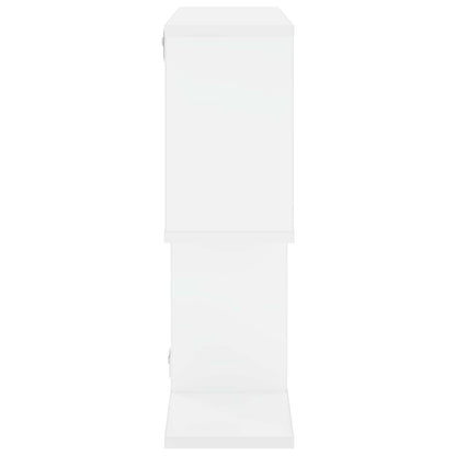 Wall Shelf White 72 x 17 x 55.5 cm Engineered Wood