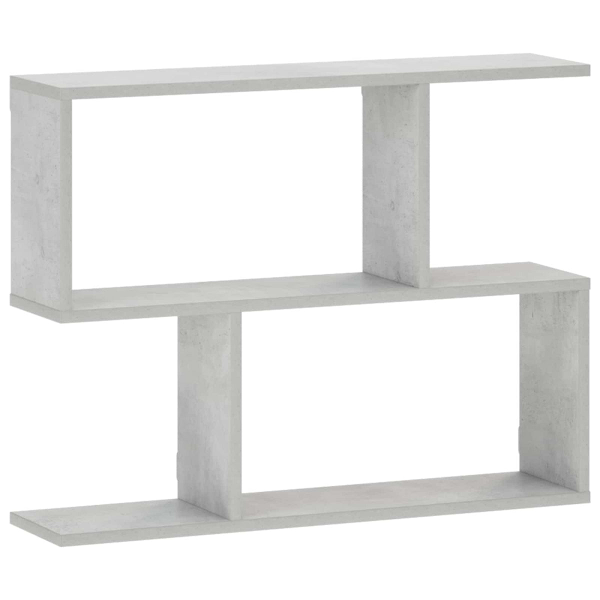 Wall Shelf Concrete Grey 72 x 17 x 55.5 cm Engineered Wood