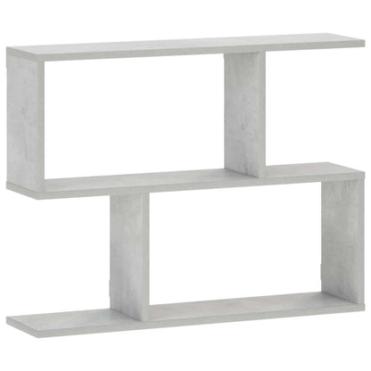 Wall Shelf Concrete Grey 72 x 17 x 55.5 cm Engineered Wood