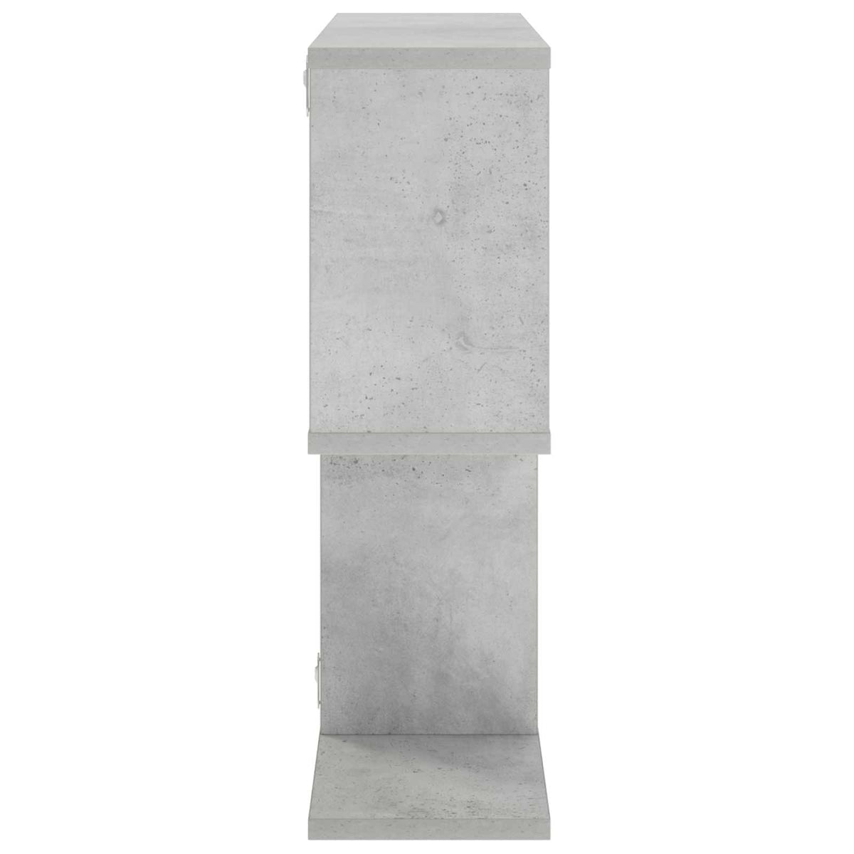 Wall Shelf Concrete Grey 72 x 17 x 55.5 cm Engineered Wood