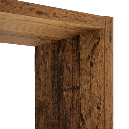 Wall Shelf Oak Wood 72 x 17 x 55.5 cm Engineered Wood