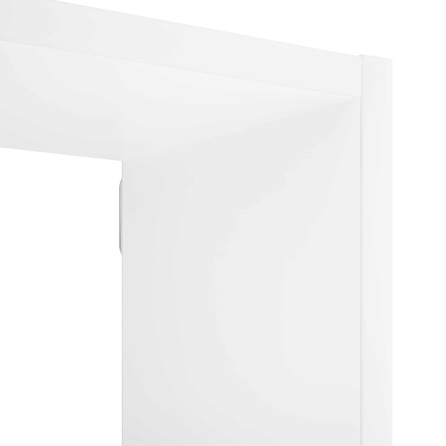 Wall Shelf White 72 x 17 x 105 cm Engineered Wood
