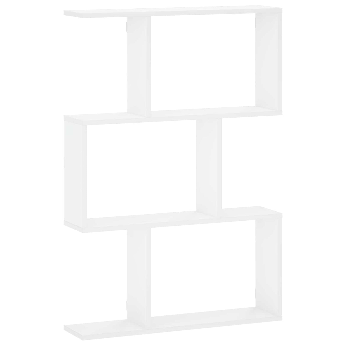 Wall Shelf White 72 x 17 x 105 cm Engineered Wood