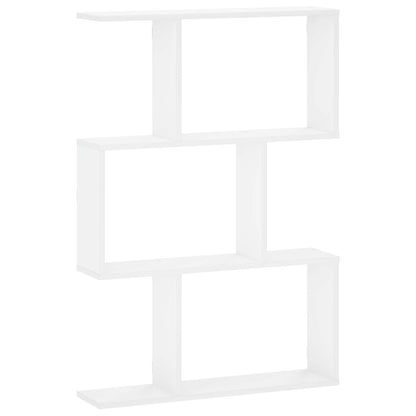 Wall Shelf White 72 x 17 x 105 cm Engineered Wood