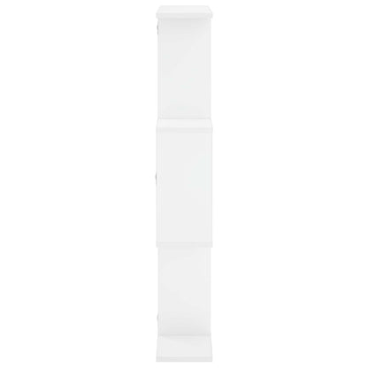 Wall Shelf White 72 x 17 x 105 cm Engineered Wood