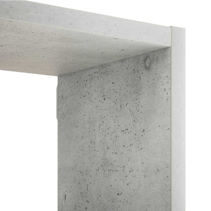 Wall Shelf Concrete Grey 72 x 17 x 105 cm Engineered Wood