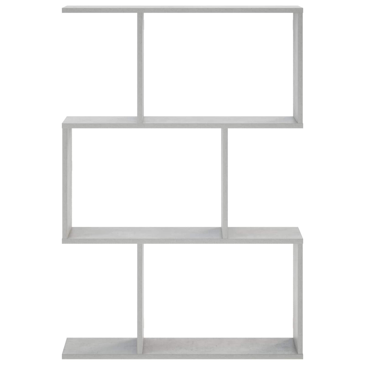 Wall Shelf Concrete Grey 72 x 17 x 105 cm Engineered Wood