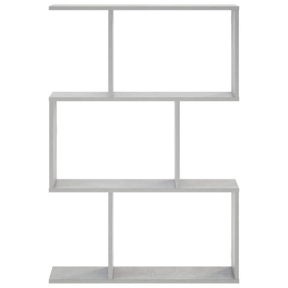 Wall Shelf Concrete Grey 72 x 17 x 105 cm Engineered Wood