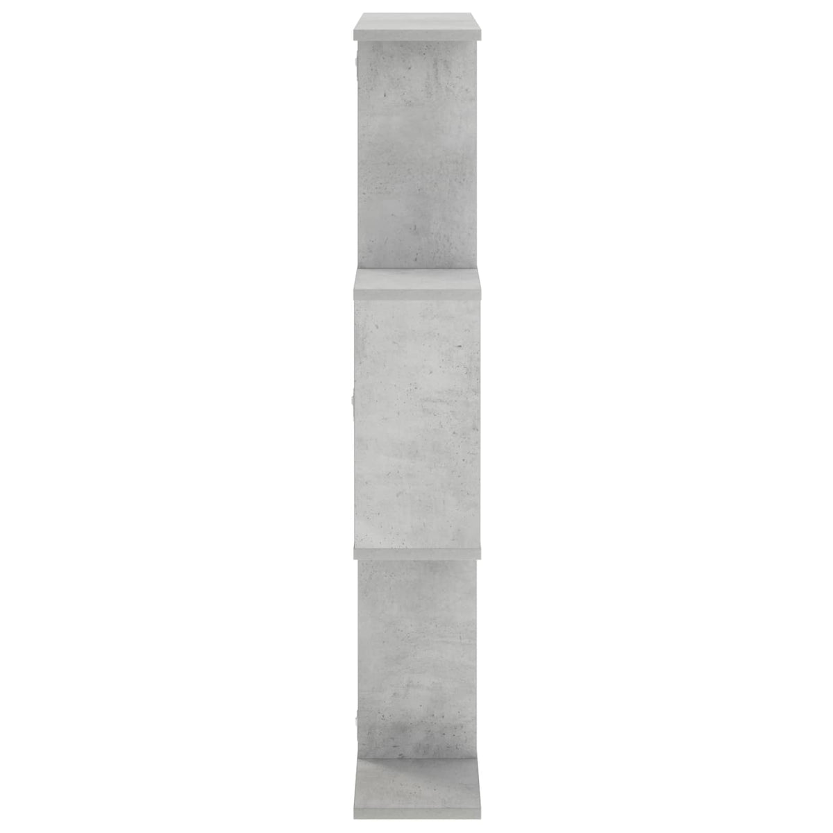 Wall Shelf Concrete Grey 72 x 17 x 105 cm Engineered Wood