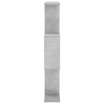 Wall Shelf Concrete Grey 72 x 17 x 105 cm Engineered Wood