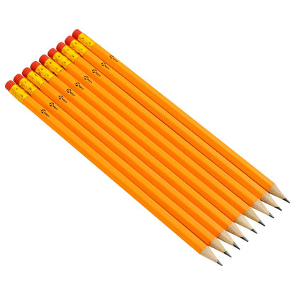 HB Pencils Ø 0.7 x 18.5 cm Yellow Solid Poplar Wood