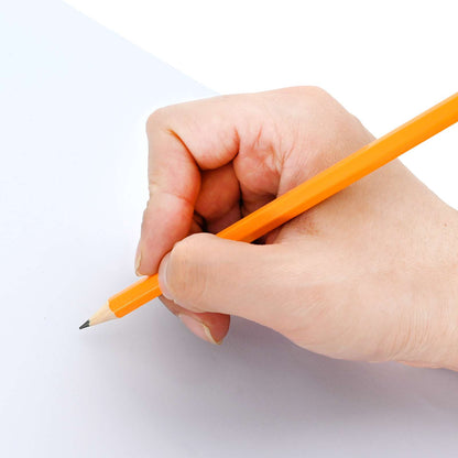 HB Pencils Ø 0.7 x 18.5 cm Yellow Solid Poplar Wood