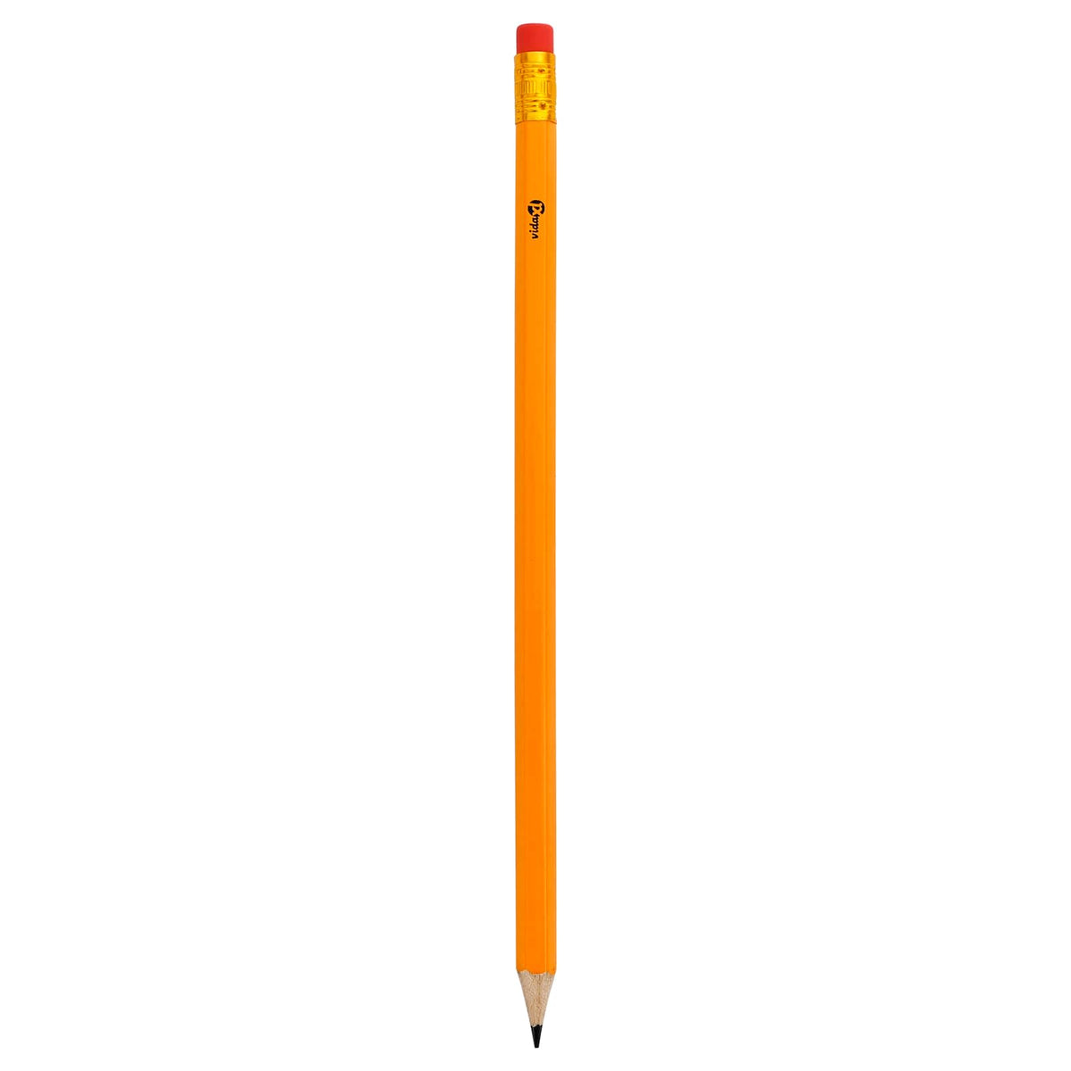 HB Pencils 1000 pcs Ø 0.7 x 18.5 cm Yellow Solid Poplar Wood