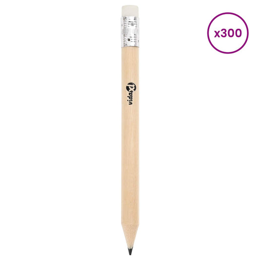 HB Pencils Ø 0.7 x 10 cm Natural Solid Poplar Wood