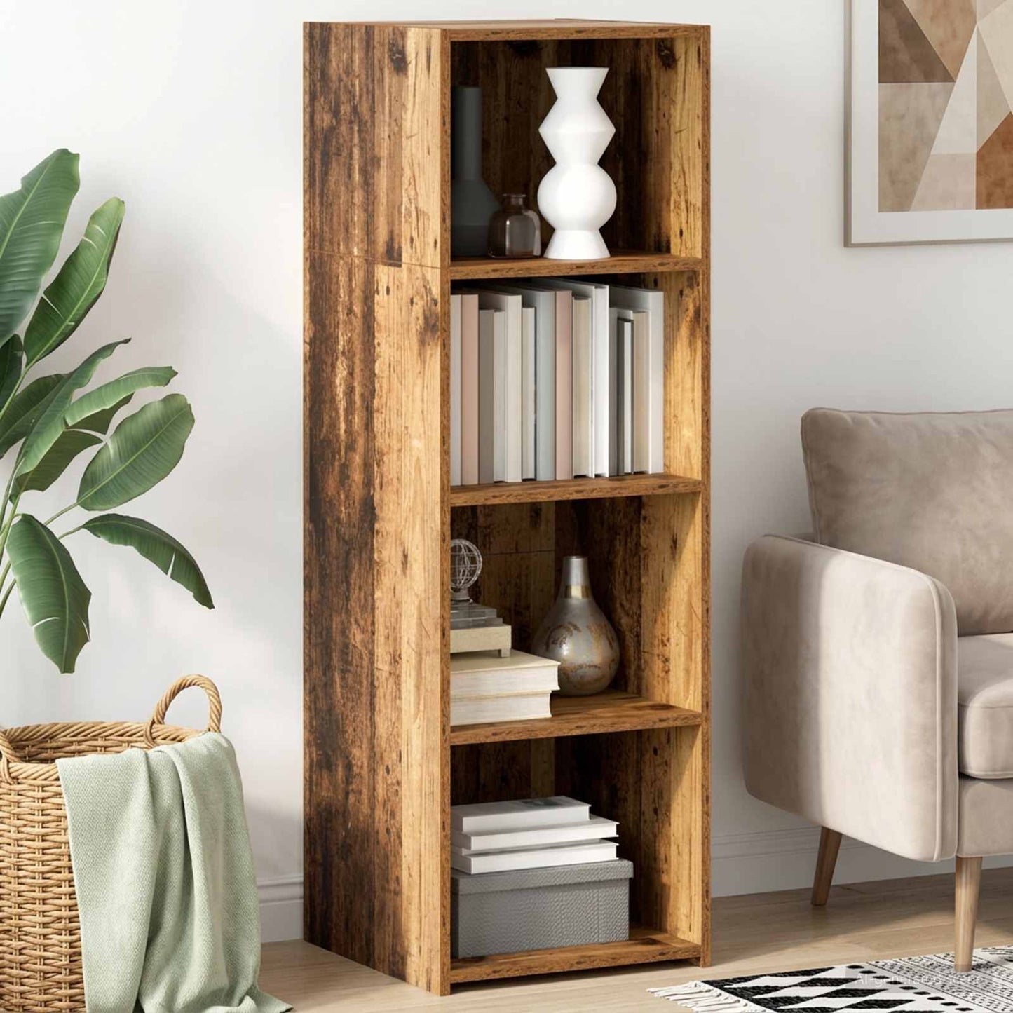 Highboard Old Wood 40 x 41 x 124 cm Engineered Wood