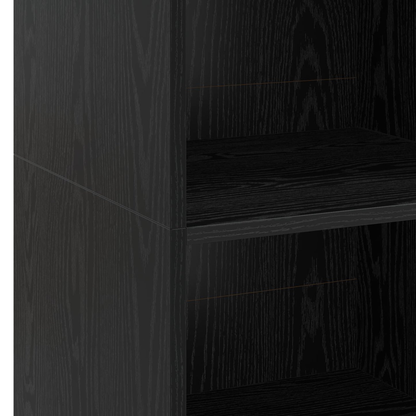 Highboard Black Oak 40 x 41 x 124 cm Engineered Wood
