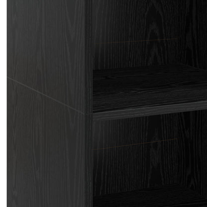 Highboard Black Oak 40 x 41 x 124 cm Engineered Wood