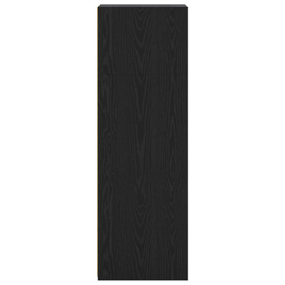 Highboard Black Oak 40 x 41 x 124 cm Engineered Wood