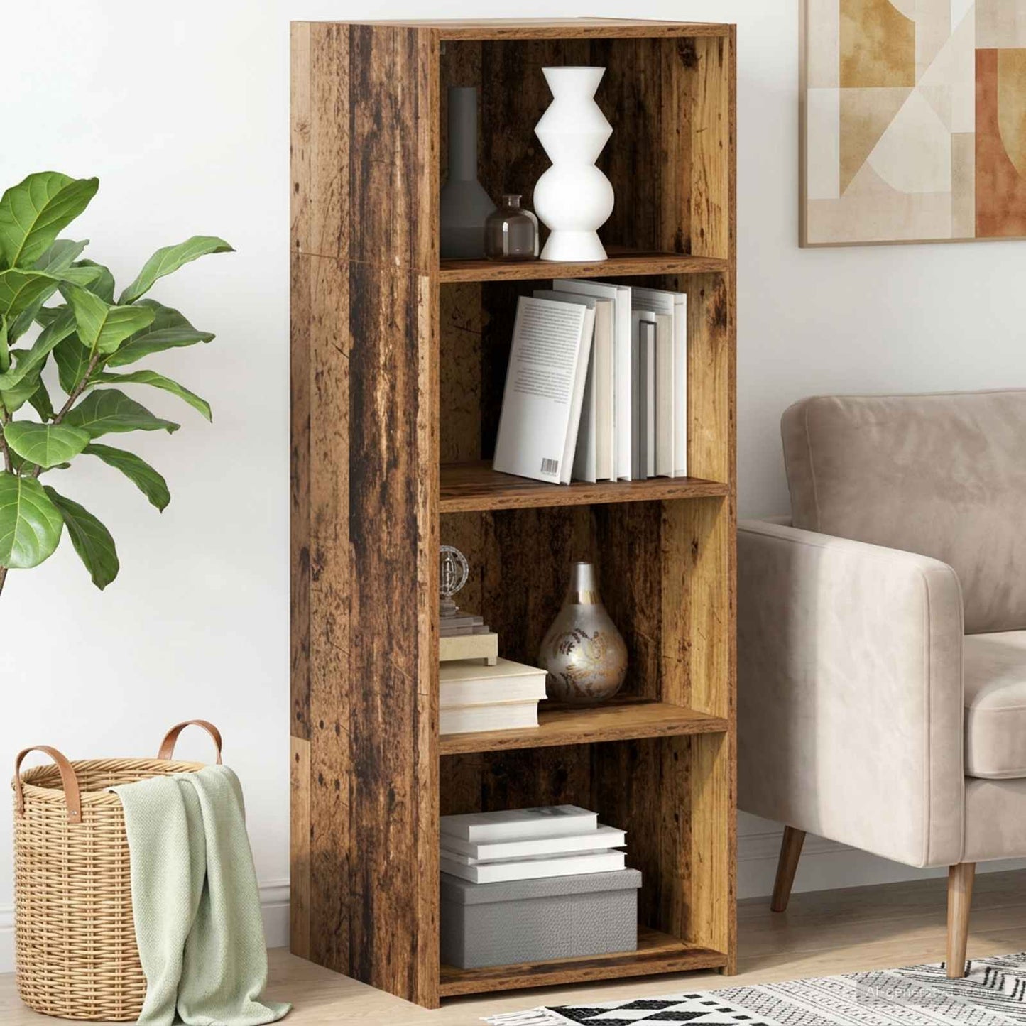 Highboard Old Wood 45 x 41 x 124 cm Engineered Wood