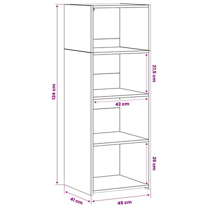 Highboard Old Wood 45 x 41 x 124 cm Engineered Wood