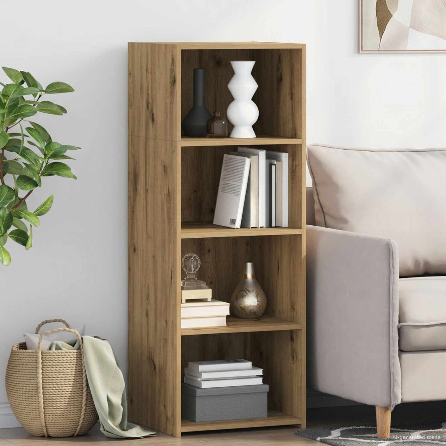 Highboard Artisan Oak 45 x 41 x 124 cm Engineered Wood