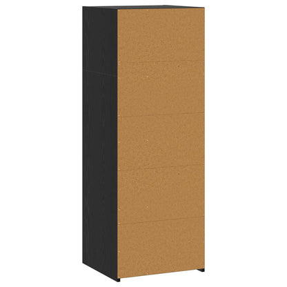 Highboard Black Oak 45 x 41 x 124 cm Engineered Wood