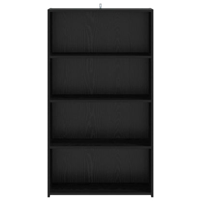 Highboard Black Oak 70 x 41 x 124 cm Engineered Wood