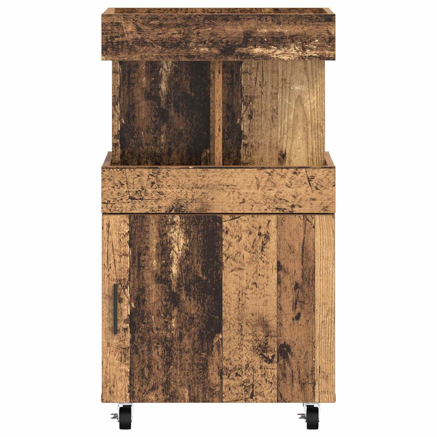 Bar Cart Old Wood 50 x 41 x 89 cm Engineered Wood