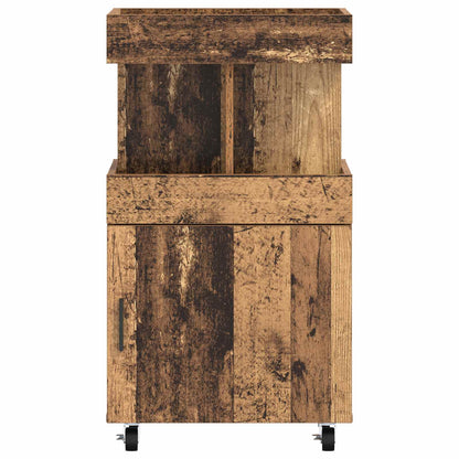 Bar Cart Old Wood 50 x 41 x 89 cm Engineered Wood