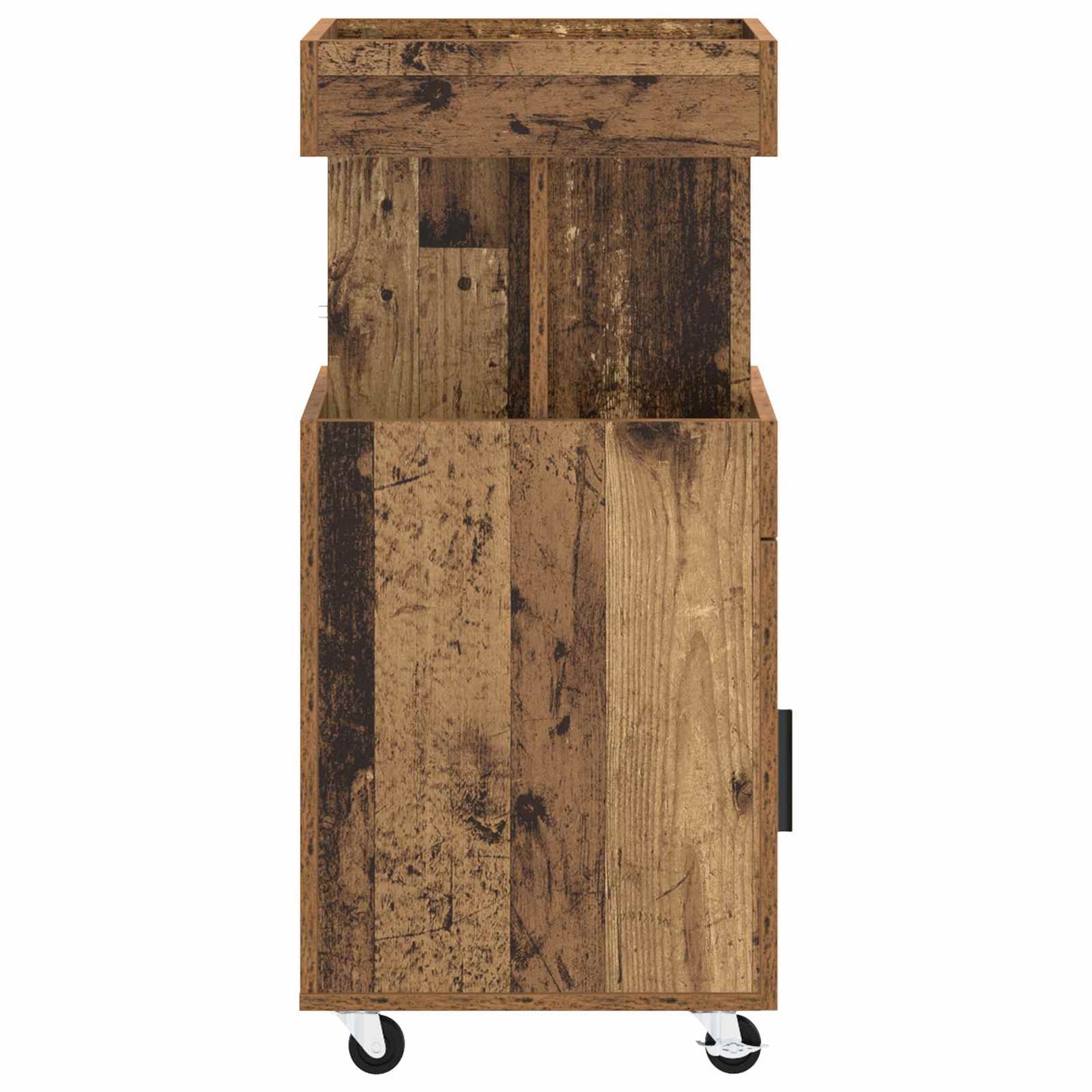 Bar Cart Old Wood 50 x 41 x 89 cm Engineered Wood