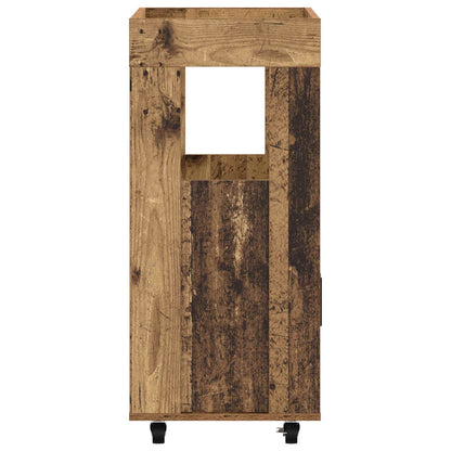Bar Cart Old Wood 60 x 39.5 x 89 cm Engineered Wood