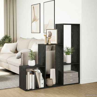 Room Divider Bookcase 123 x 29 x 123 cm Engineered Wood