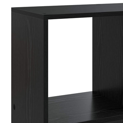 Book Cabinet 102 x 29 x 103.5 cm Engineered Wood Black Oak